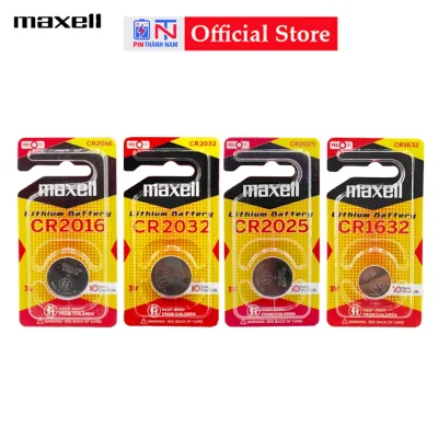 Pin Maxell CR2032 / CR2025 / CR2016 / CR1632 Vỉ 1 Viên Cao Cấp Xuất Xứ Nhật Bản