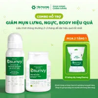 TPBVSK Esunvy Hỗ Trợ Giảm Bã Nhờn, Hỗ Trợ Giảm Mụn Hộp 30 Viên