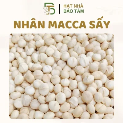 500G Nhân Hạt Macca Sấy Thơm Ngon Béo Ngậy Nhiều Dinh Dưỡng, Làm Sữa Hay Ăn Liền Đều Ngon - Xưởng Hạt Dinh Dưỡng Bảo Tâm