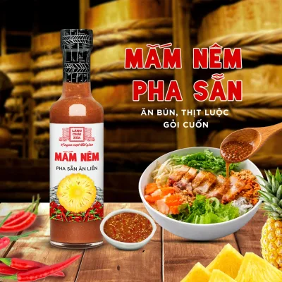 Mắm nêm pha sẵn cao cấp Làng Chài Xưa, nguyên liệu tươi, thơm ngon đặc biệt