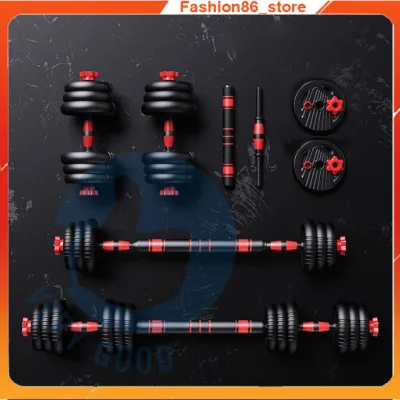 Tạ tay tập gym 30kg 40kg 50kg 20kg 10kg nam nữ PVC tạ đòn đẩy có thể điều chỉnh trọng lượng tạ miếng