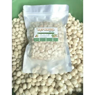 Hạt macca tách vỏ Đak Lak size trung dùng làm sữa hạt, ngũ cốc - hạt macadamia