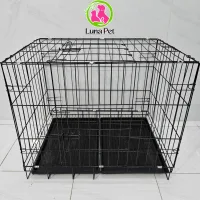 Lồng chuồng nuôi chó mèo giá rẻ tặng khay LunaPet CN01 -Chuồng nuôi chó mèo sơn tĩnh điện