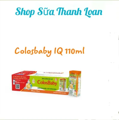 Thùng 48 Hộp Sữa Bột Pha Sẵn Vitadairy ColosBaby IQ Gold 110ml.