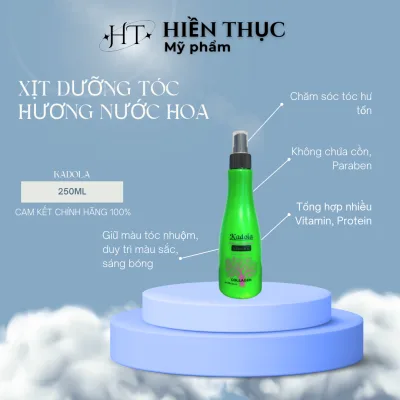 Nước xịt dưỡng tóc hương nước hoa, chăm sóc tóc khô xơ hư tổn 250ML Hàng Chính Hãng | Mỹ phẩm Hiền Thục