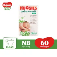 BỈM HUGGIES NATURE MADE CÁC SIZE NB60/S82/M64/L54/XL38/XXL26
