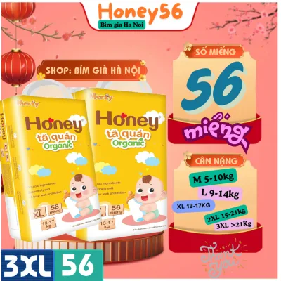 Tã Quần Honey 3XL56 miếng Huggies M70 L60 XL52 #huggies #merzy bonny #tã Honey #tã quần Honey #bỉm Honey # Honey56 honey