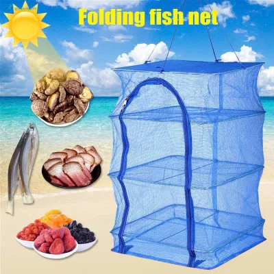 LỒNG LƯỚI 4 TẦNG 35x65CM PHƠI KHÔ THỰC PHẨM PHƠI CÁ KHÔ CHỐNG CÔN TRÙNG BỤI BẨN CHÓ MÈO TIỆN LỢI - LỒNG LƯỚI PHƠI CÁ KHÔ CÓ THỂ GẤP GỌN TIỆN LỢI - LỒNG LƯỚI TREO 4 TẦNG PHƠI ĐỒ KHÔ