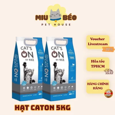 Thức ăn hạt khô CAT’s On Caton cho mèo, hạt Caton 5kg, thức ăn hạt mèo caton | Miu Béo Pethouse