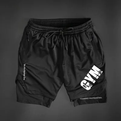 Quần Gym 2 Lớp Mới Gym New, Quần Đùi Tập Gym 2 Lớp Fitness Gymer