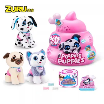 Đồ chơi Trứng Kì Lân Shit Zuru Pets Alive Pooping Puppies - Cún Cưng đi ị vói những điều bất ngờ cho bé