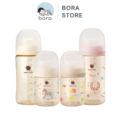 Bình sữa Green Finger Hàn Quốc chính hãng cho bé 160ml/280ml [Được chọn núm S/M/L/LL]