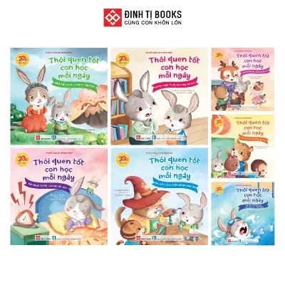 Sách - Thói quen tốt con học mỗi ngày - Giáo dục kỹ năng cho trẻ 3 - 9 tuổi - Đinh Tị Books