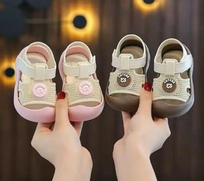 Sandal Mũi Kín tập đi bé trai, bé gái  Chống Vấp Cute Từ 6 Tháng Đến 3 Tuổi [801]