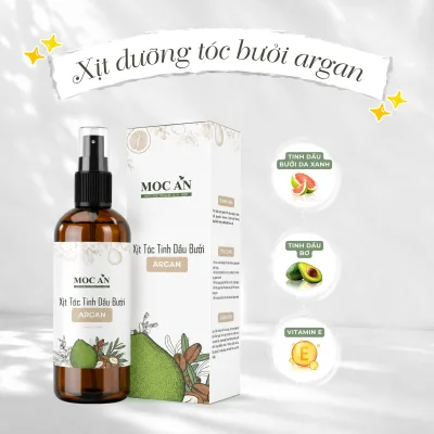 Bar120 - Green Peel Grapefruit Essential Oil Spray & Argan Oil Moc an Haircare 120ml Supports Hair Loss Reduction, Hair Growth Hair Care