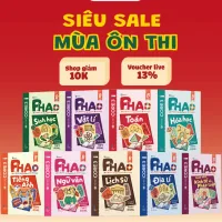 Sách - Bộ PHAO Toán, Ngữ văn, Lịch sử, Địa lí , Vật Lí , Hóa Học , ôn luyện thi TN THPT, ĐGNL lẻ chọn môn [bookmall-899]