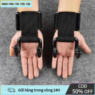 Quấn Cổ Tay Có Móc (2 Chiếc) – Dây Đeo Tập Tạ, Xà Đơn, Hỗ Trợ Nâng Cao Tải, Bảo Vệ Cổ Tay Gym