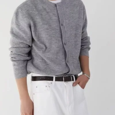 Áo Khoác Cardigan Dài Tay Nam Phong Cách Simple Thời Trang Cho Nam Và Nữ Fashion Hàn Quốc ÁO Len DệT Kim Nam Áo Sơ Mi Oversize Tay Dài Dáng Rộng Cổ Chữ V Thời Trang Dành Cho Nam