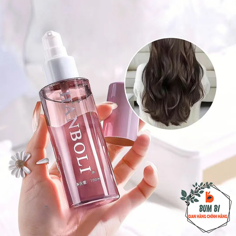 Tinh Dầu Chăm Sóc Tóc Hanboli 100ml Dưỡng Tóc Mềm Mượt, Xịt Dưỡng Tóc Giúp Tóc Bóng Khỏe Hương Thơm Dịu Nhẹ Dài Lâu