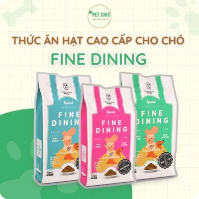 Thức Ăn Hạt Cho Chó Fine Dining Pet Chic, Thức Ăn Hạt Cao Cấp Chất Lượng Giàu Dinh Dưỡng