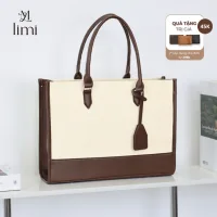 Túi tote da công sở LIMI (6 màu) đựng laptop 15.6 inch A4 size to đi dạy đi làm (LISA)