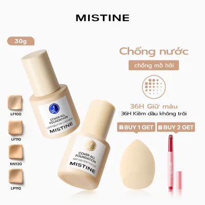 Kem Nền Mistine 36H – Kiềm Dầu Suốt Ngày, Lâu Trôi, Không Trôi, Không Xuống Tông 30g