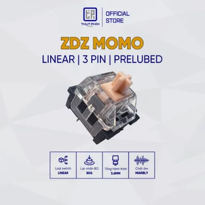 Switch ZDZ Momo Linear 3 pin lực nhấn 42g Công tắc bàn phím cơ Thụt Phím Store