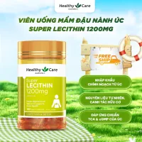 Mầm đậu nành Healthy Care Super Lecithin 1200mg của Úc 100 viên