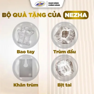 Bộ bảo vệ tránh dính màu khi dùng dầu gội phủ bạc Nezha