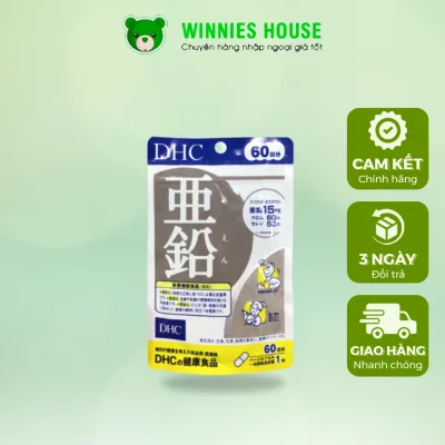 Viên DHC Kẽm 60 Ngày WINNIES HOUSE - Thực Phẩm Chức Năng Bổ Sung Kẽm Nâng Cao Sức Khỏe
