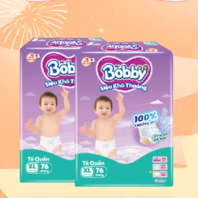 Bỉm Tã Quần Bobby Ultra+ Siêu Khô Thoáng – Siêu Mỏng, Thấm Hút Tốt, Bé Thoải Mái Cả Ngày