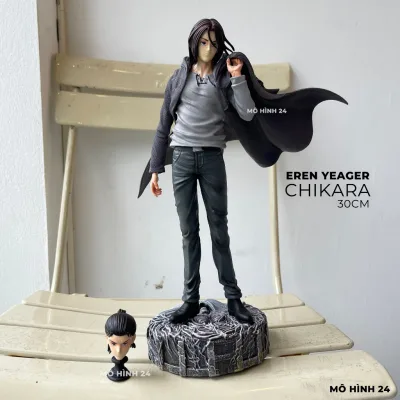 Mô hình nhân vật Eren Yeager Chikara quốc trưởng anime attack on titan Shingeki no Kyojin Eren Jeager thuỷ tổ