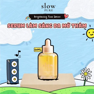 Tinh Chất Dưỡng Trắng Da Mờ Thâm Sạm Slowpure Brightening Tone Serum 50ml