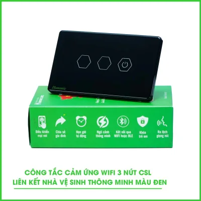 Hunonic Datic 3-Button Smart Toilet Linkage Wifi Switch
