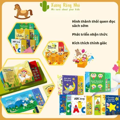 Sách Nhạc Tiếng Anh Cho Bé, Sách Âm Thanh Phát Nhạc,Xương Rồng Nhỏ