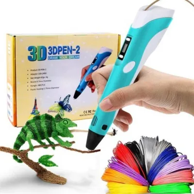 Bút in 3D ma thuật 5M miễn phí, đồ chơi vẽ PLA DIY, quà sinh nhật cho trẻ em.