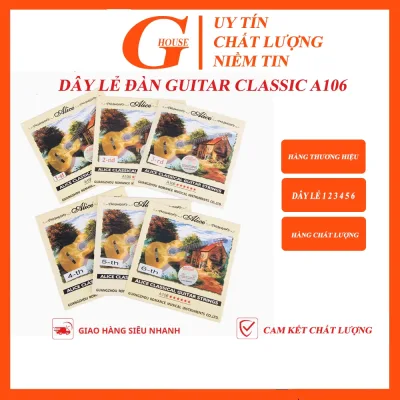 Dây Lẻ Đàn Guitar Classic Alice A106 | Dây Lẻ Nylong 1-2-3-4-5-5-6 Hàng Chất Lượng