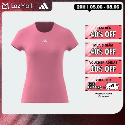 adidas Gym & Training Áo Thun Tập Luyện Hyperglam Nữ Hồng IM8780