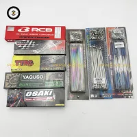 Một Cặp Căm Tròn RCB OSAKI YAGUSO Mạ Crom Dùng Được Cho Nhiều Dòng Xe Raider, Satria, Winner, Exciter Phụ Kiện Xe PKPEE