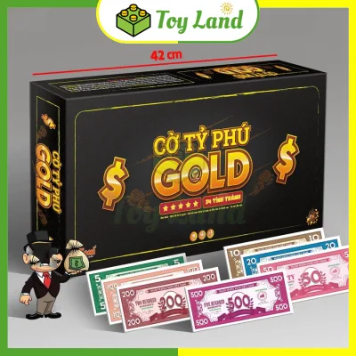 Billionaire Flag 42cm Gold with Magnet Giant Size 2504 Billionaire Flag Intellectual Toys for Children Educational