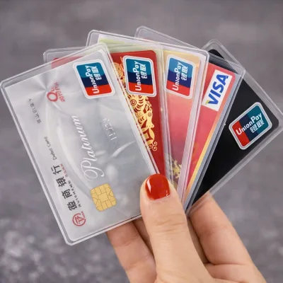 COMBO 20 Vỏ bọc căn cước công dân 2 mặt trong suốt , bao túi đựng thẻ học sinh viên, bằng lái, bảo hiểm y tế, ATM, cccd