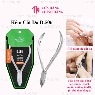 Kềm cắt da,nhặt da thép chuyên dụng Kềm Nghĩa D-506 dụng cụ làm móng tay chuyên nghiệp nghệ thuật nail