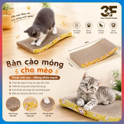 🔥 Deal 2-20 Siêu Hời | Bàn Cào Móng Cho Mèo | 5 Kiểu Dáng Đa Dạng Cho Boss