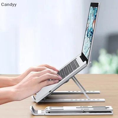 Giá đỡ máy tính xách tay đa năng NDY Giá đỡ máy tính xách tay có thể điều chỉnh cho đế làm mát có thể gập lại chống trượt cho máy tính xách tay / máy tính bảng / điện thoại N