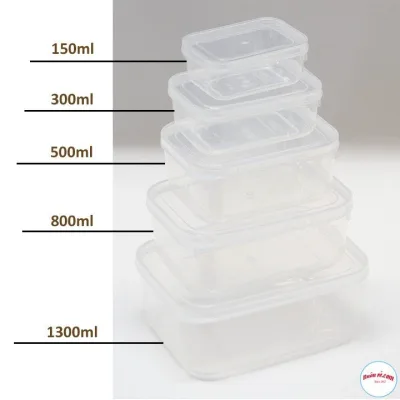 Hộp nhựa trữ đông đồ ăn dặm 160ml/300ml/500ml -Hộp đựng thức ăn Việt Nhật (MS:6685-1/6685-2/6685-3)