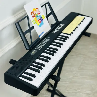 Đàn Piano Điện VicTor Gấp Gọn 61 phím, Phím lực -Tặng Khoá Học Online