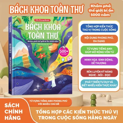 Sách - Bách Khoa Toàn Thư Khám Phá Thế Giới Bí Ẩn 5000 Năm - Dành Cho Bé 3-12 Tuổi