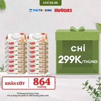 Combo 12 Gói Khăn Ướt Huggies Cacao và Bơ Hạt Mỡ (72 Miếng/ Gói)