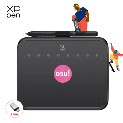XPPen Deco 640 Bút Máy Tính Bảng Đồ Họa Vẽ Máy Tính Bảng Vẽ Kỹ Thuật Số Với Áp Lực 16k Tốt Cho OSU