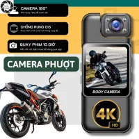 Camera nhỏ gọn quay phim 4K-60fps hành trình xe máy, xe đạp chống rυng mượt - Camera hành trình và cầm tay